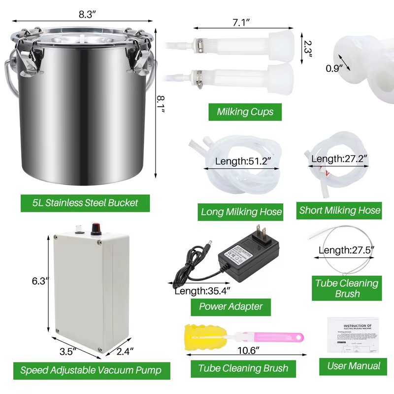 Detalle del cabezal de succión y manguera de silicona