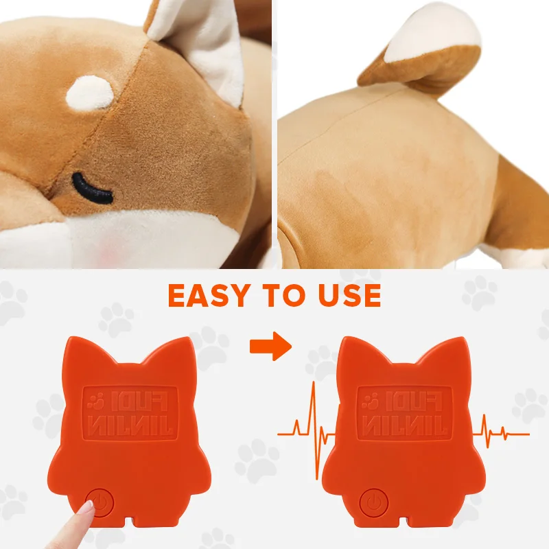 Juguete de peluche con latido para perros: calma y ansiedad - imagen 3