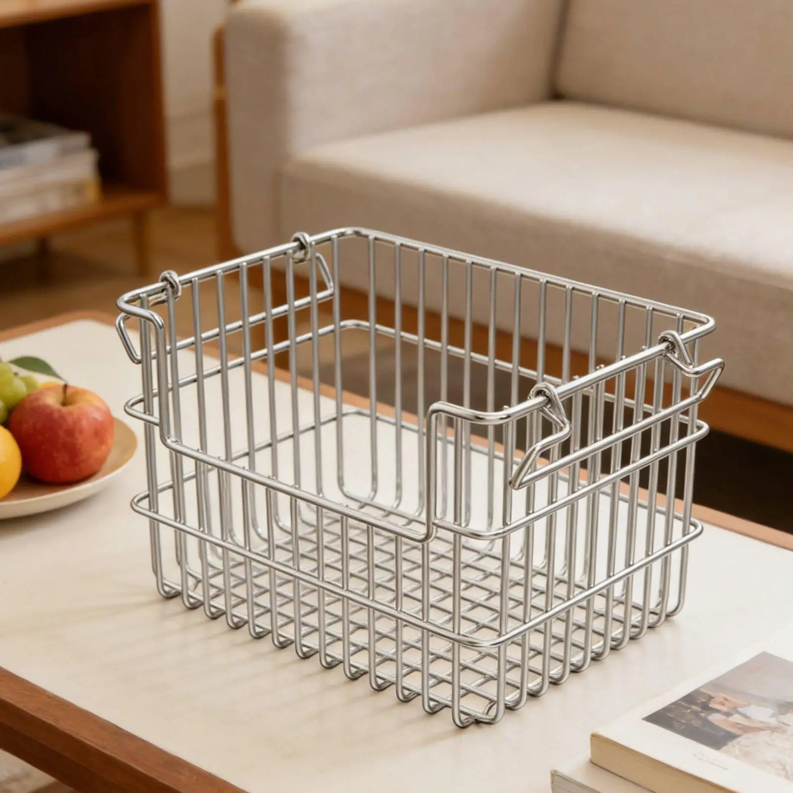 Cesta Organizadora Portátil con Asas para Cocina, Despensa y Baño - imagen 2