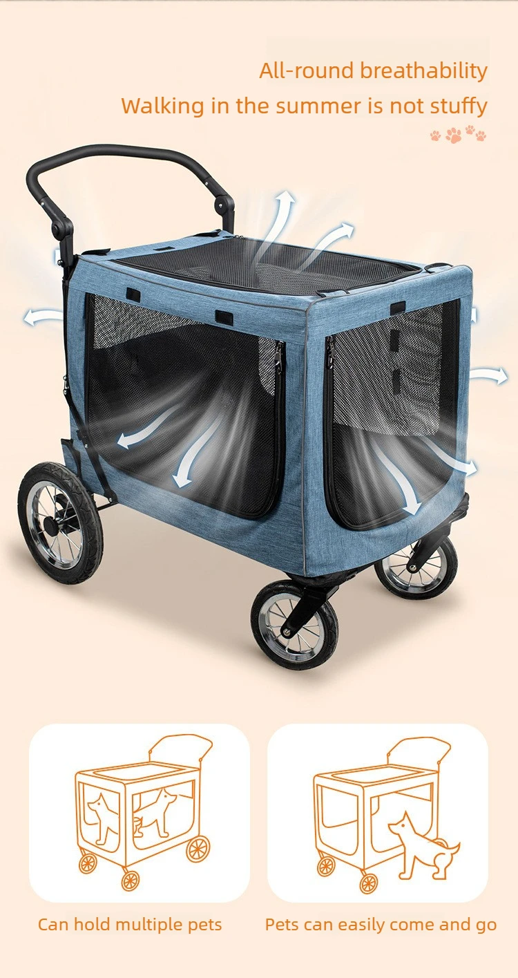 Detalle del carrito y la zona de apoyo