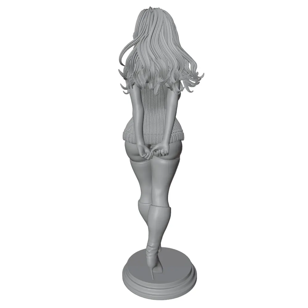 Miniatura de chica en resina 3D sin montar ni pintar - imagen 4