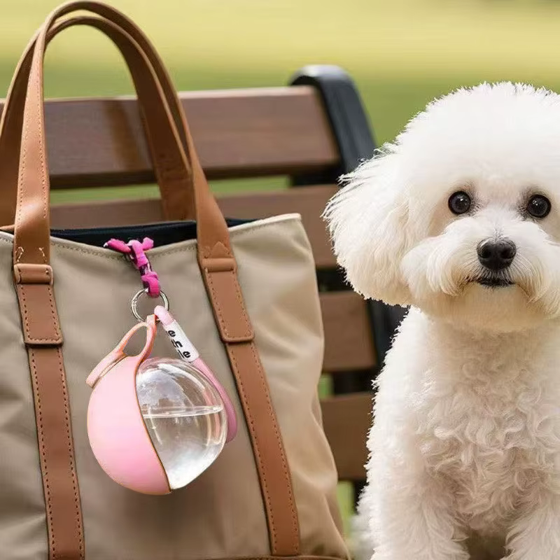 Botella Agua Portátil Plegable para Perros y Gatos – Dispensador con Gancho - imagen 3