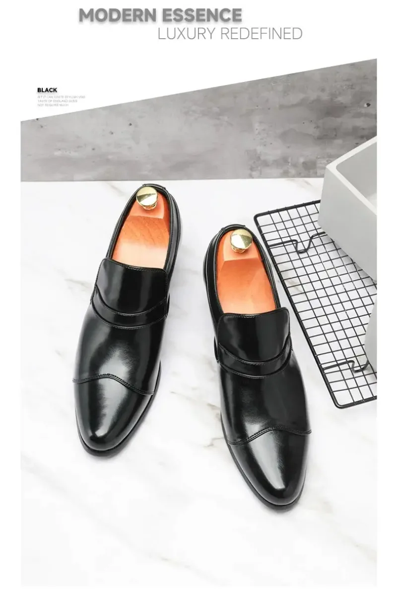 Mocasines de Cuero para Hombre – Zapatos Casuales y de Fiesta - imagen 5
