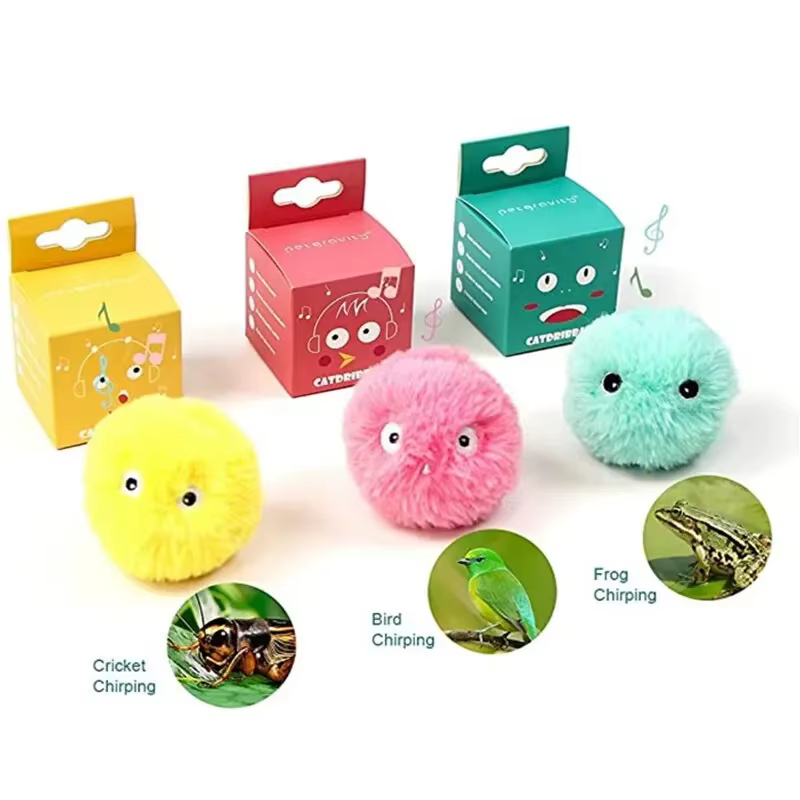 Pelota interactiva con catnip para gatos: juguete sonoro - imagen 5