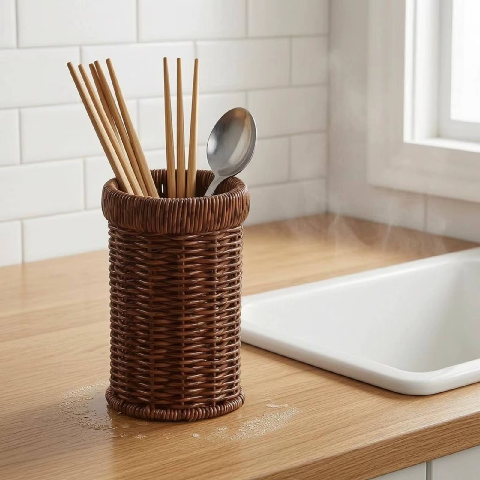 Organizador tejido de cubiertos para la mesa y la cocina - imagen 5