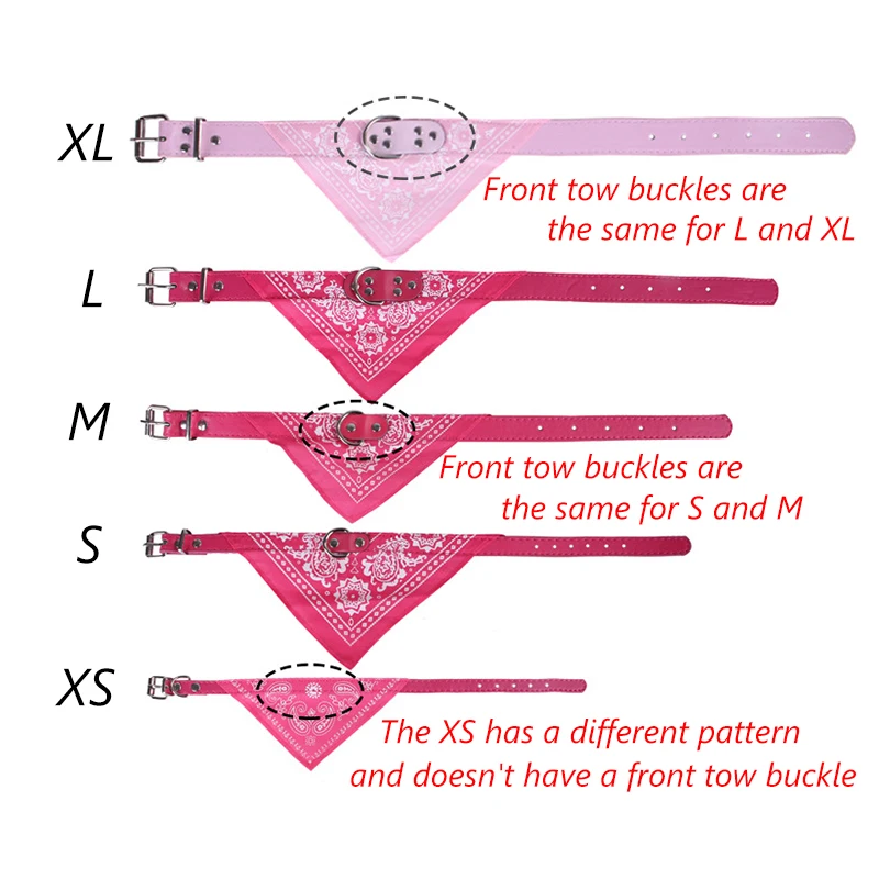 Collar PU con bufanda vista frontal