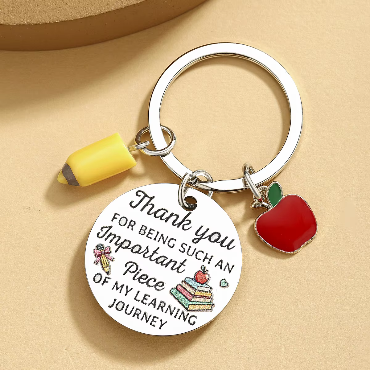 Llavero de agradecimiento para maestros, regalo divertido - imagen 3