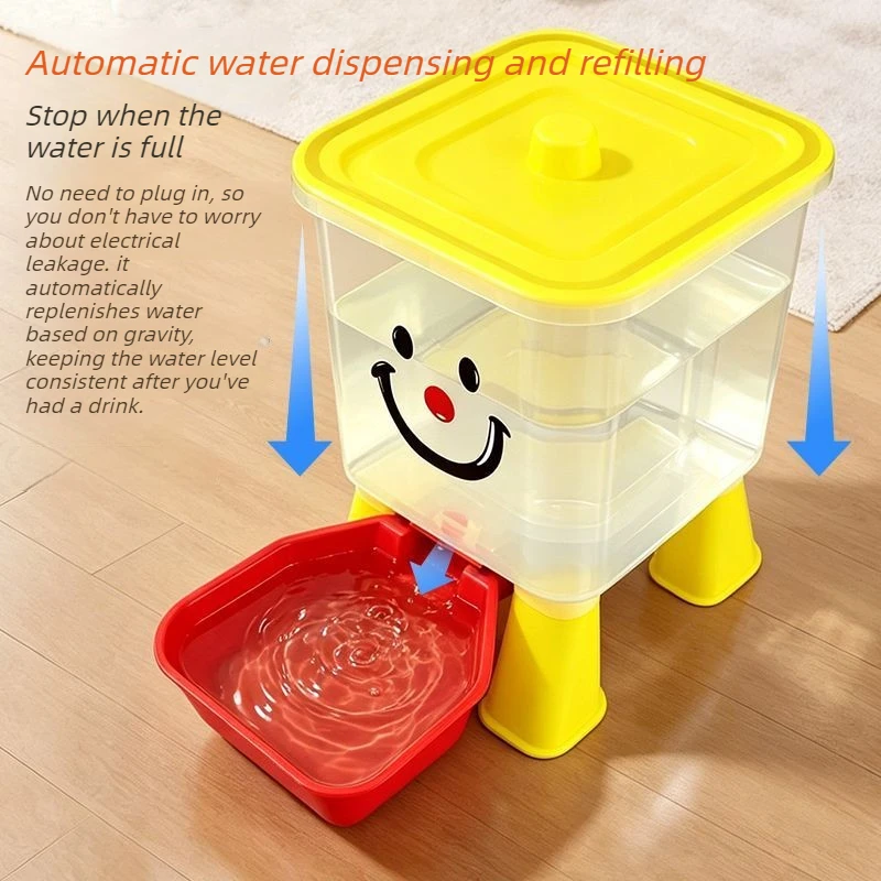 Bebedero automático sin electricidad con apagado para perros y gatos - imagen 4