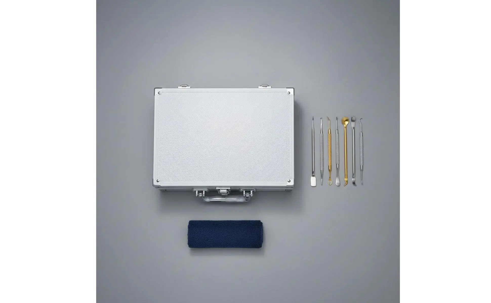 Contenedor para herramientas de captación de sonido con estructura rígida