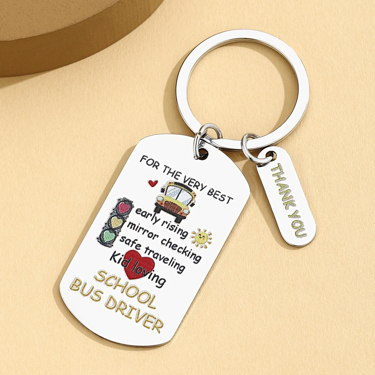 Llavero de autobús de agradecimiento para conductores, regalo para Navidad y fin de año - imagen 2