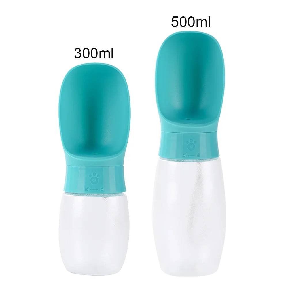 Capacidades 300 ml y 500 ml para agua del perro