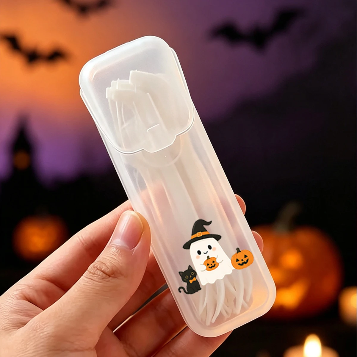 4 Cajas Halloween Fantasmas – Almacenaje para Mascotas y Gatos - imagen 2