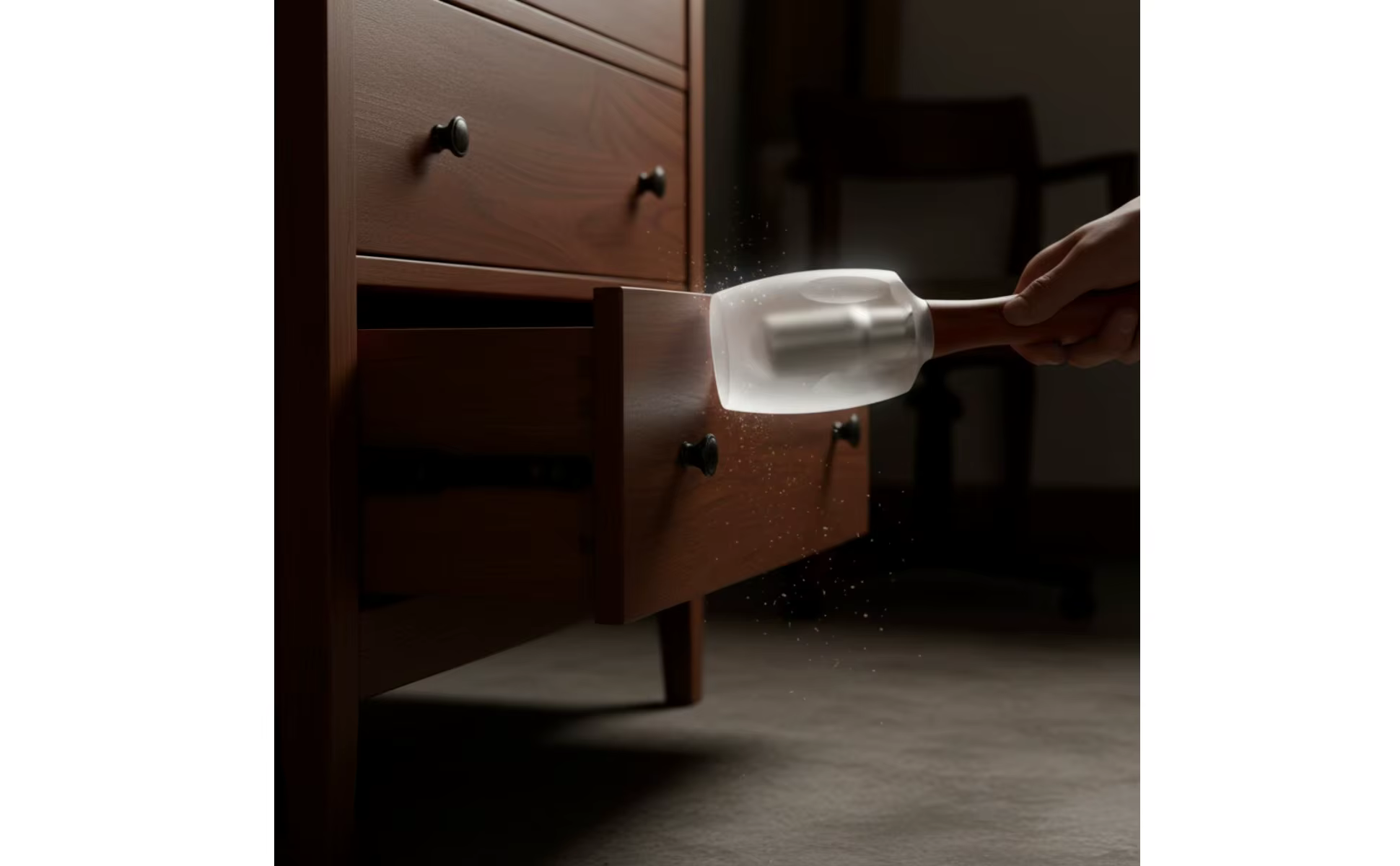 Mango de madera ergonómico para trabajos de precisión