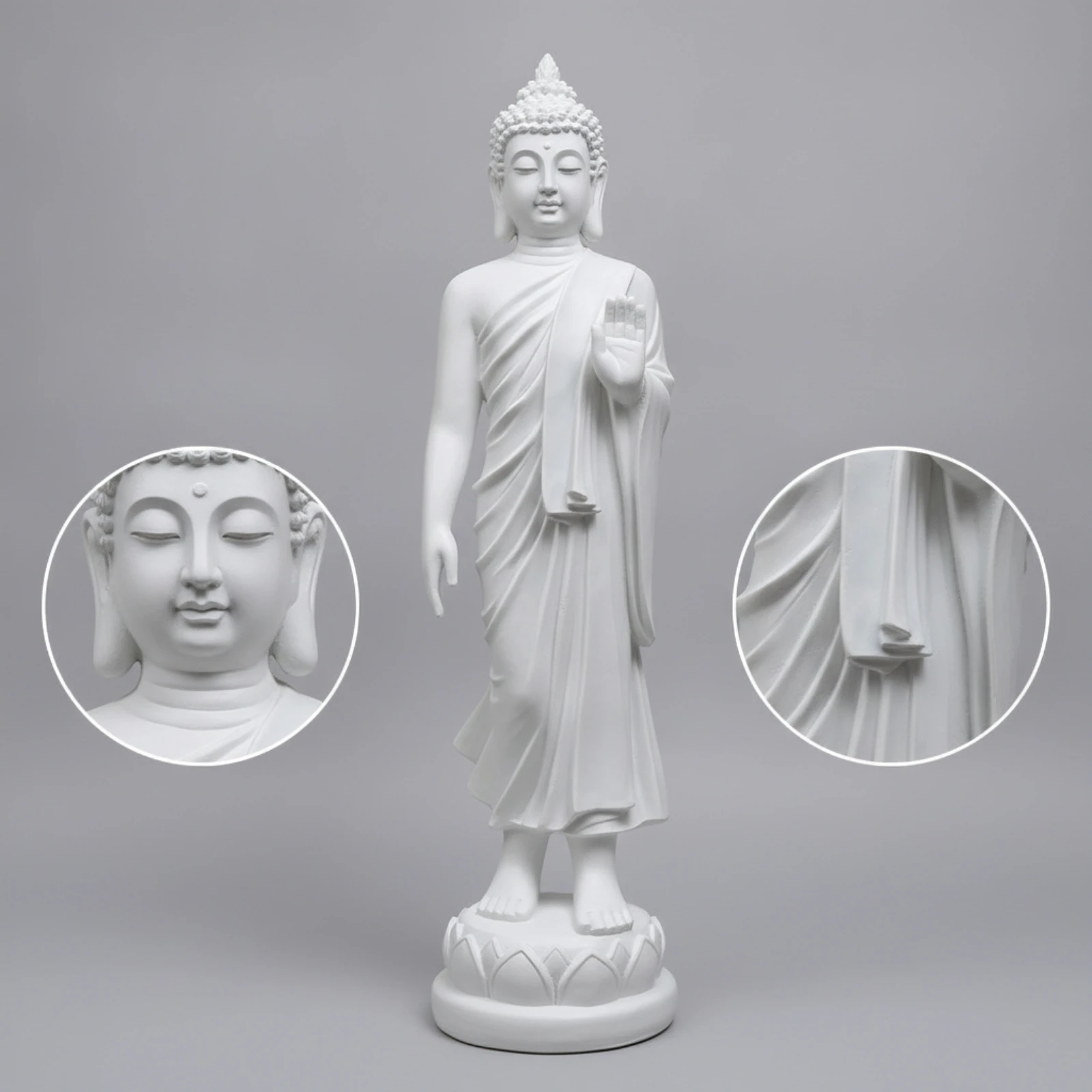 Figura decorativa de Buda en meditación para el hogar - imagen 5