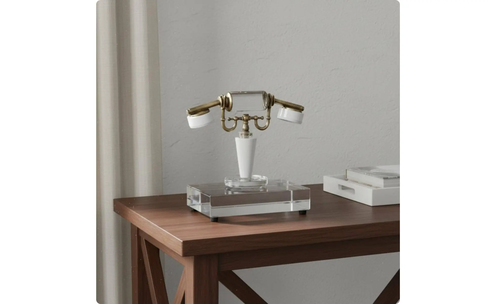 Display de la figura en ambiente decorativo