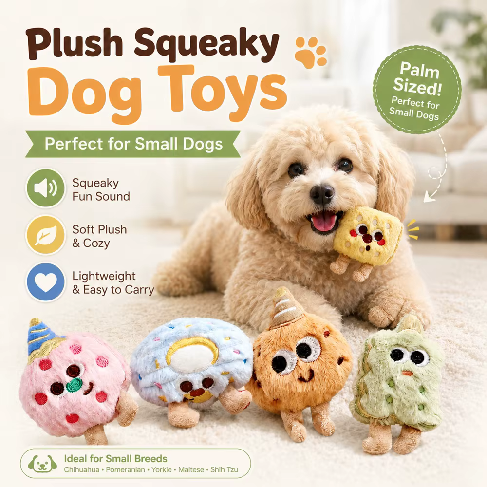 Juguete de peluche con sonido para perros pequeños masticable - imagen 5