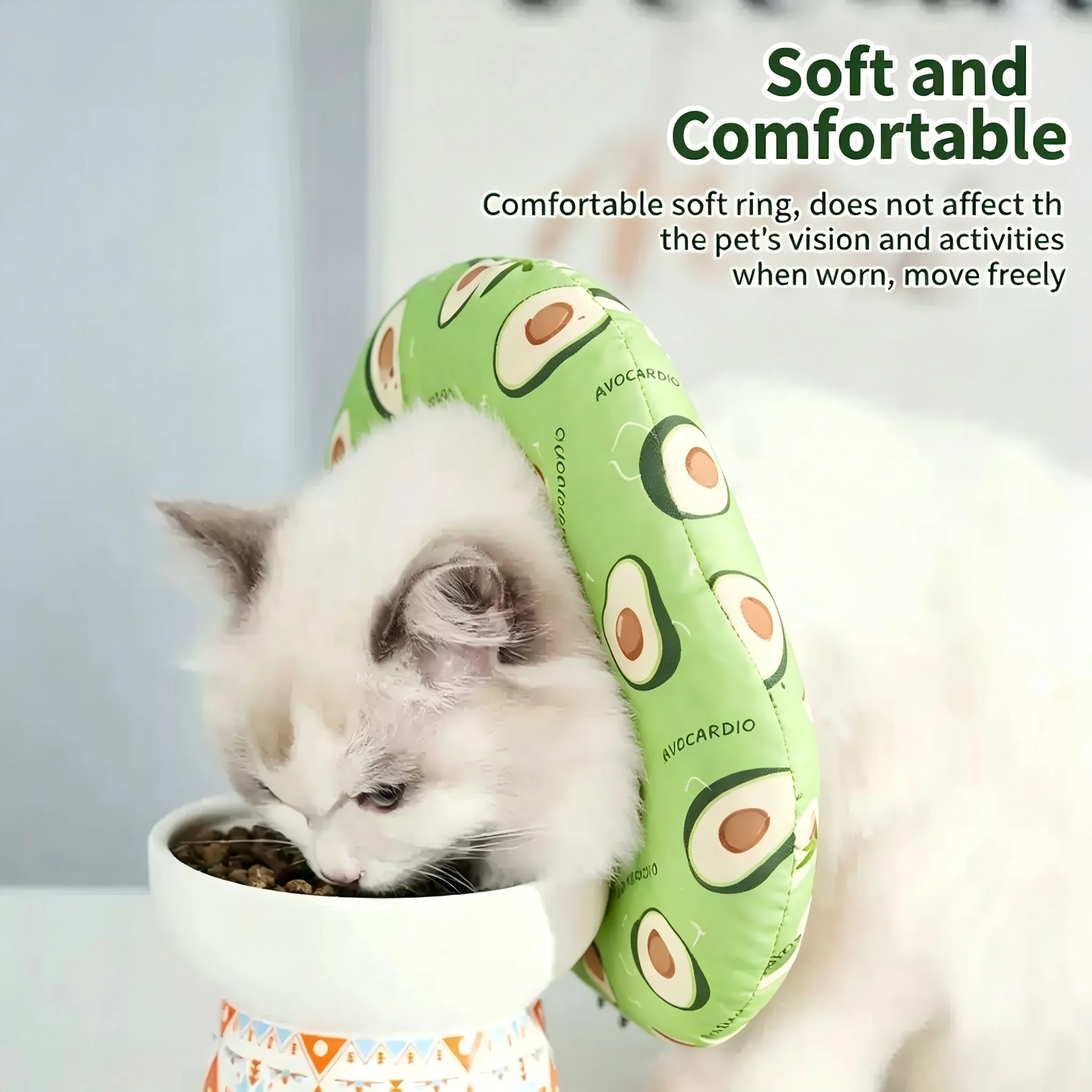 Collar isabelino cómodo y ajustable para gatos y perros pequeños - imagen 5