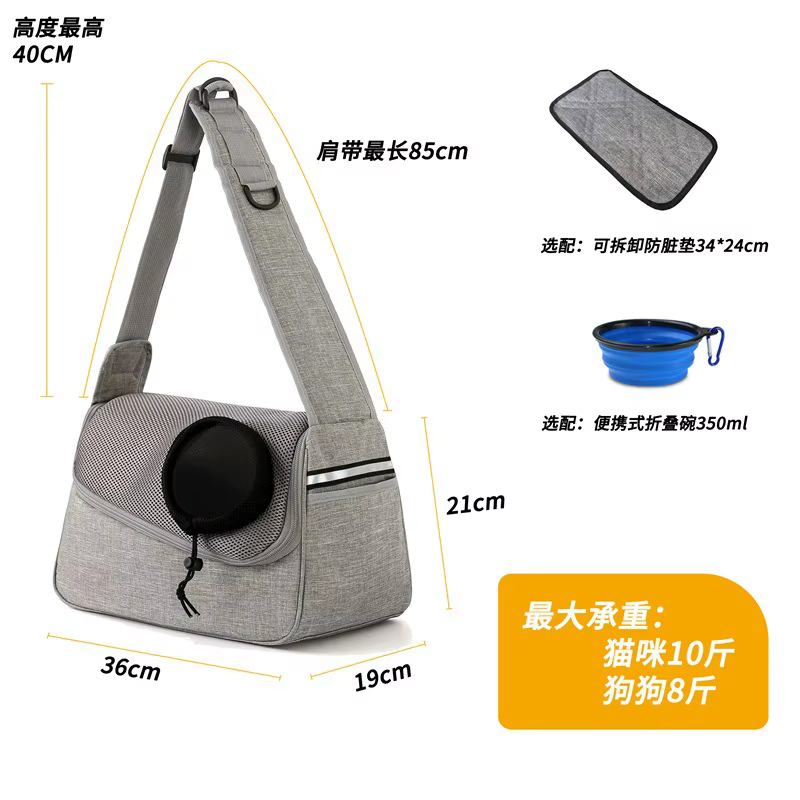Mochila transportín para gatos – Impermeable con base rígida - imagen 2