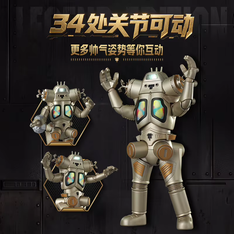 Robot Articulado LED King Joe – Modelo Coleccionable Iluminado - imagen 2