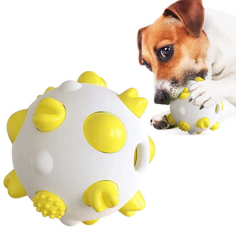 Juguete masticable para perros pelota: limpia dientes y alivia estrés - imagen 3