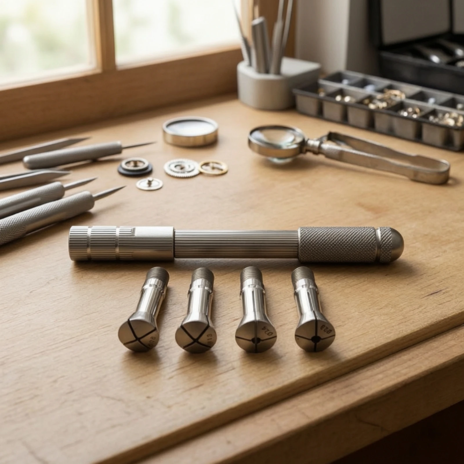 Llavero Ajustable para Reparar Relojes – Herramienta Delgada con Cabezales Intercambiables - imagen 2