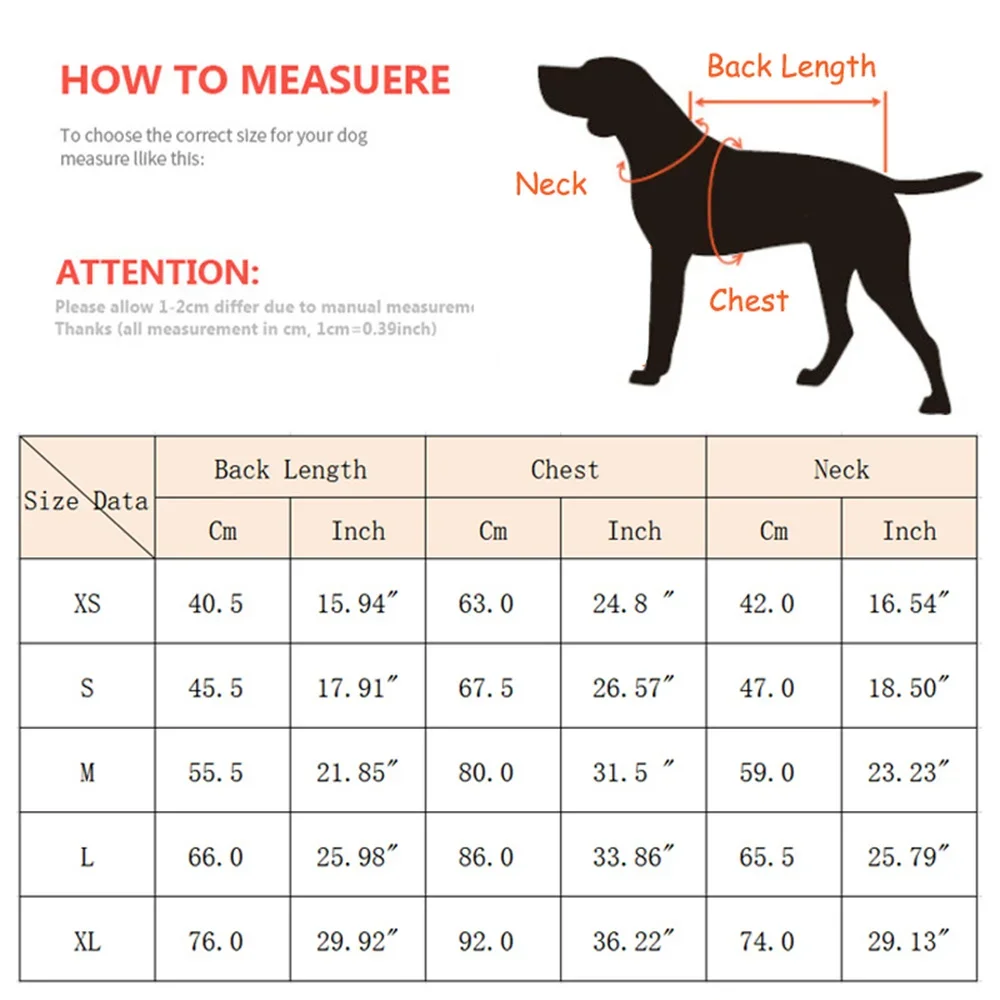 Abrigo impermeable para perros grandes