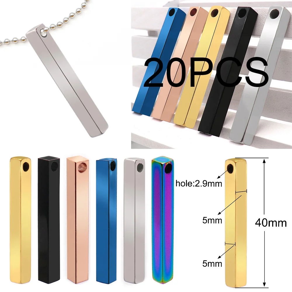 Colgantes de acero inoxidable para personalizar
