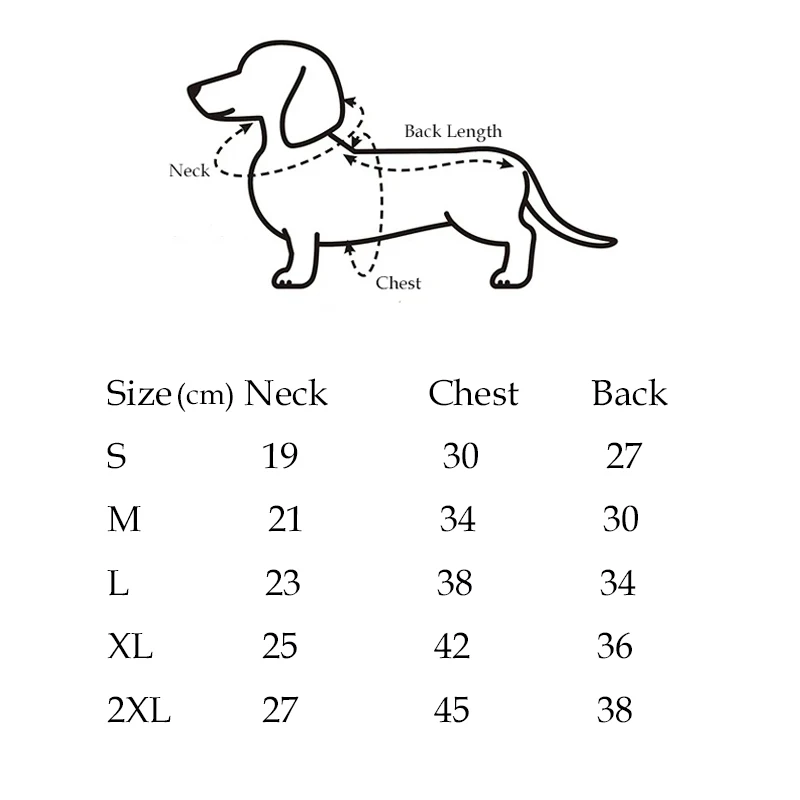 Suéter térmico para Dachshund vista frontal