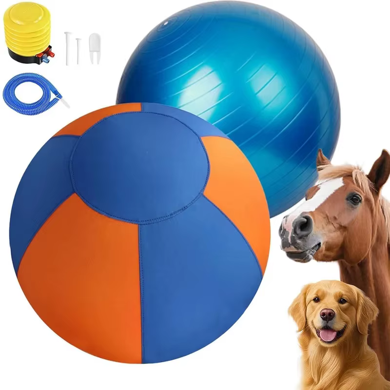 Pelota de pastoreo para perros con funda y bomba – Juego interactivo exterior - imagen 3