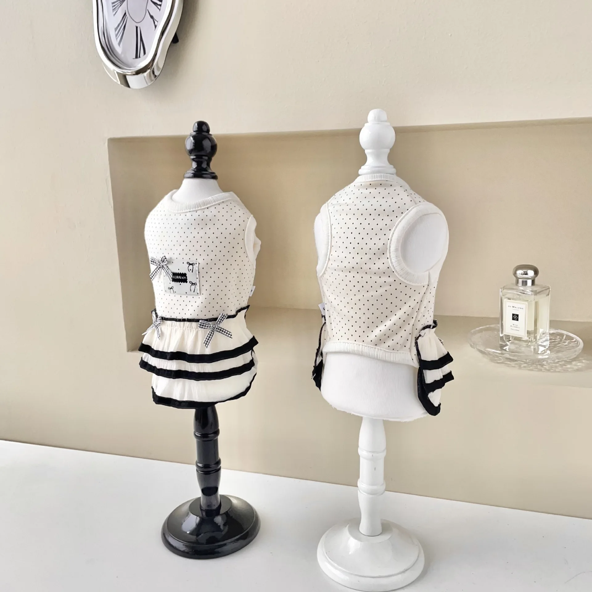 Abrigo perros pequeños terciopelo – Ropa cálida otoño e invierno - imagen 5
