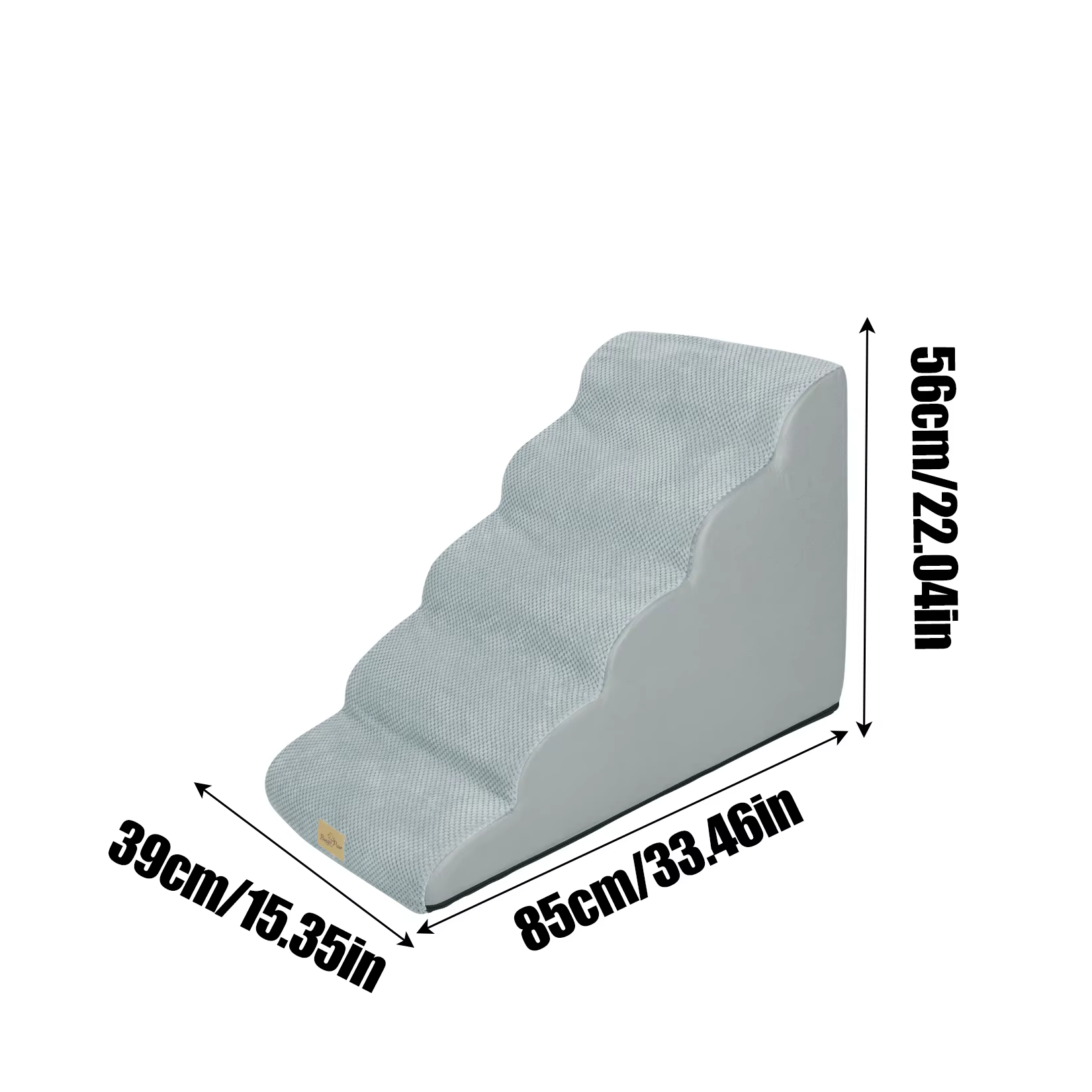 Rampa para perros con escalones acolchados para camas altas y sofá - imagen 5