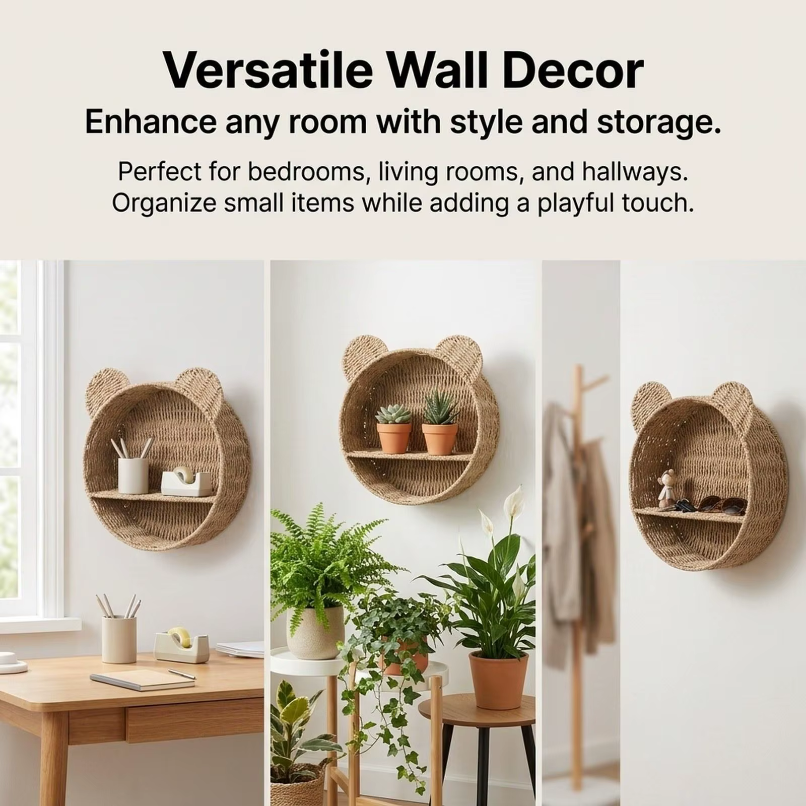 Estante Flotante para Gatos – Consola de Pared Rústica para Casa - imagen 2
