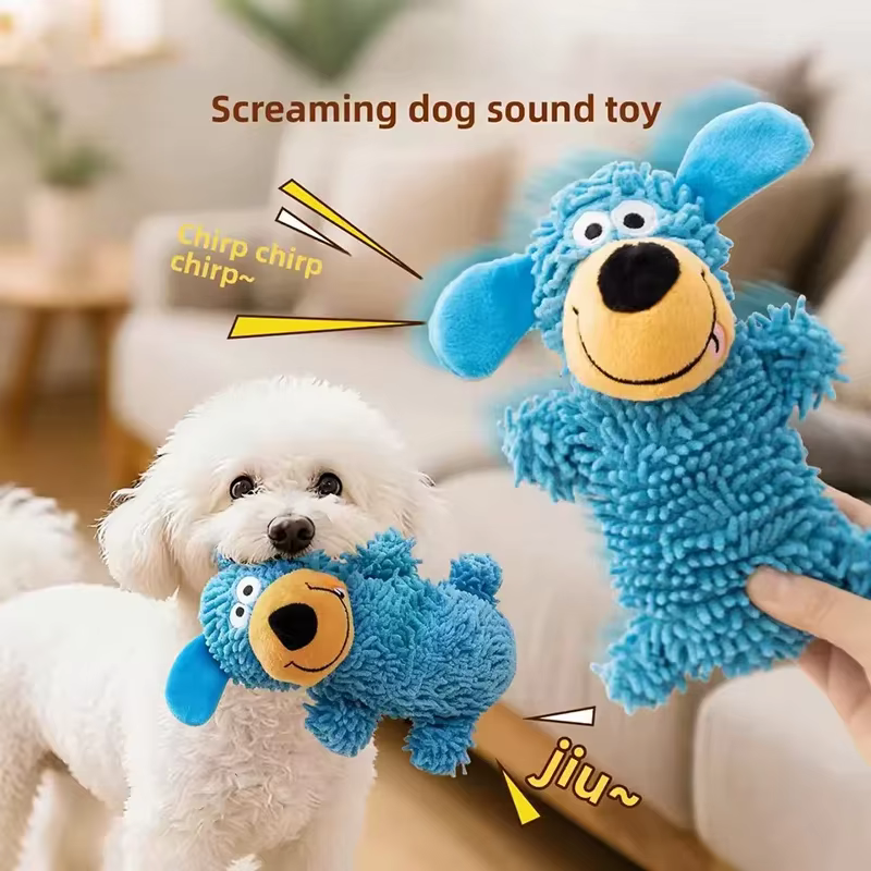 Juguete de peluche con sonido para perros: antiaburrimiento - imagen 2