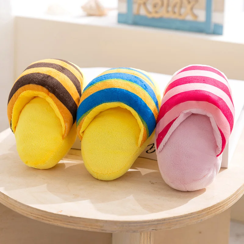 Juguete interactivo de peluche con chirrido para perros pequeños - imagen 2