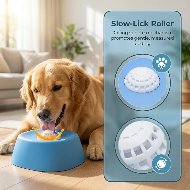 Comedero Lento Hueso para Perros - Plato Lamedor de Caldo y Yogur - imagen 3