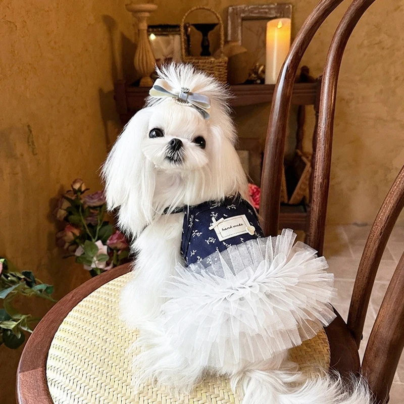 Ropa de verano con tirantes y tutú para perros y gatos - Chihuahua - imagen 3