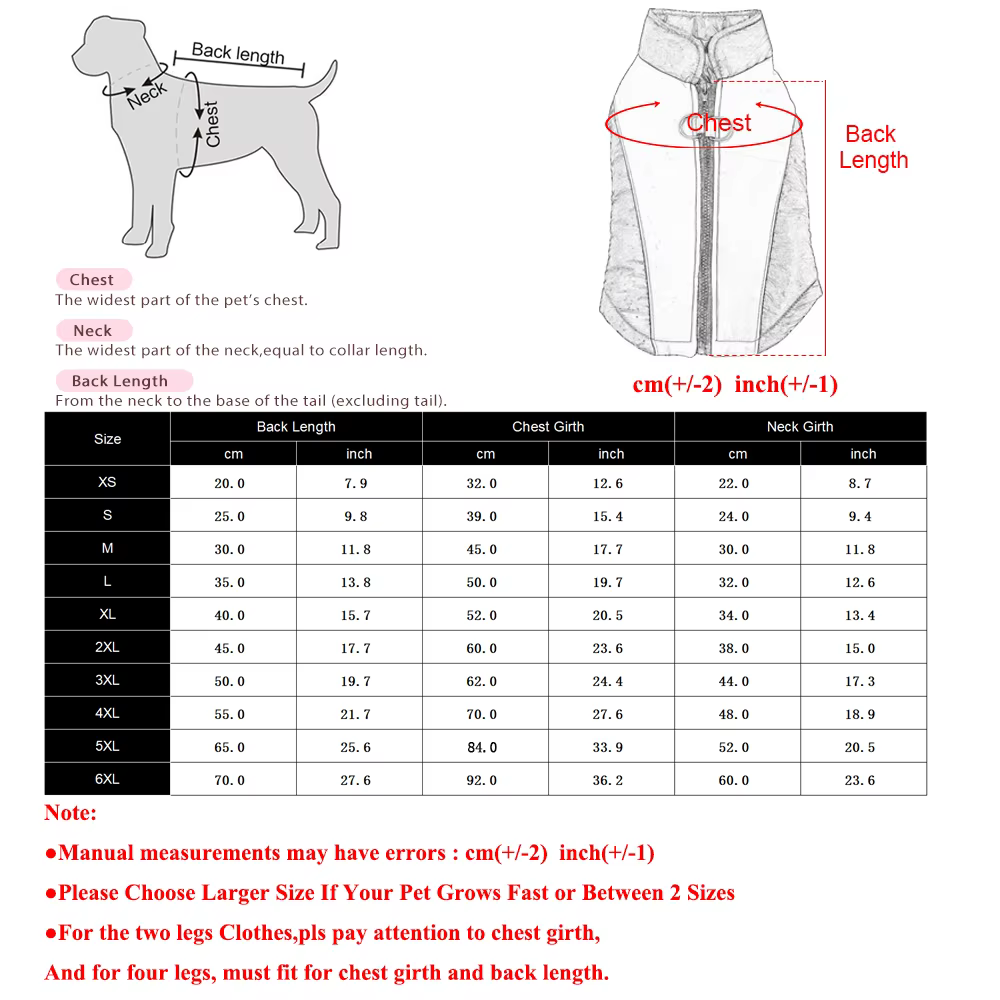 Chaleco de invierno reflectante y cortaviento para perros - imagen 4