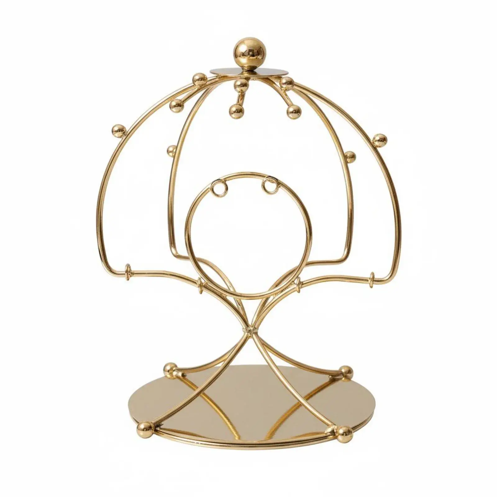 Exhibidor de Tocados Tradicional Chino – Soporte para Joyería y Sombreros - imagen 4