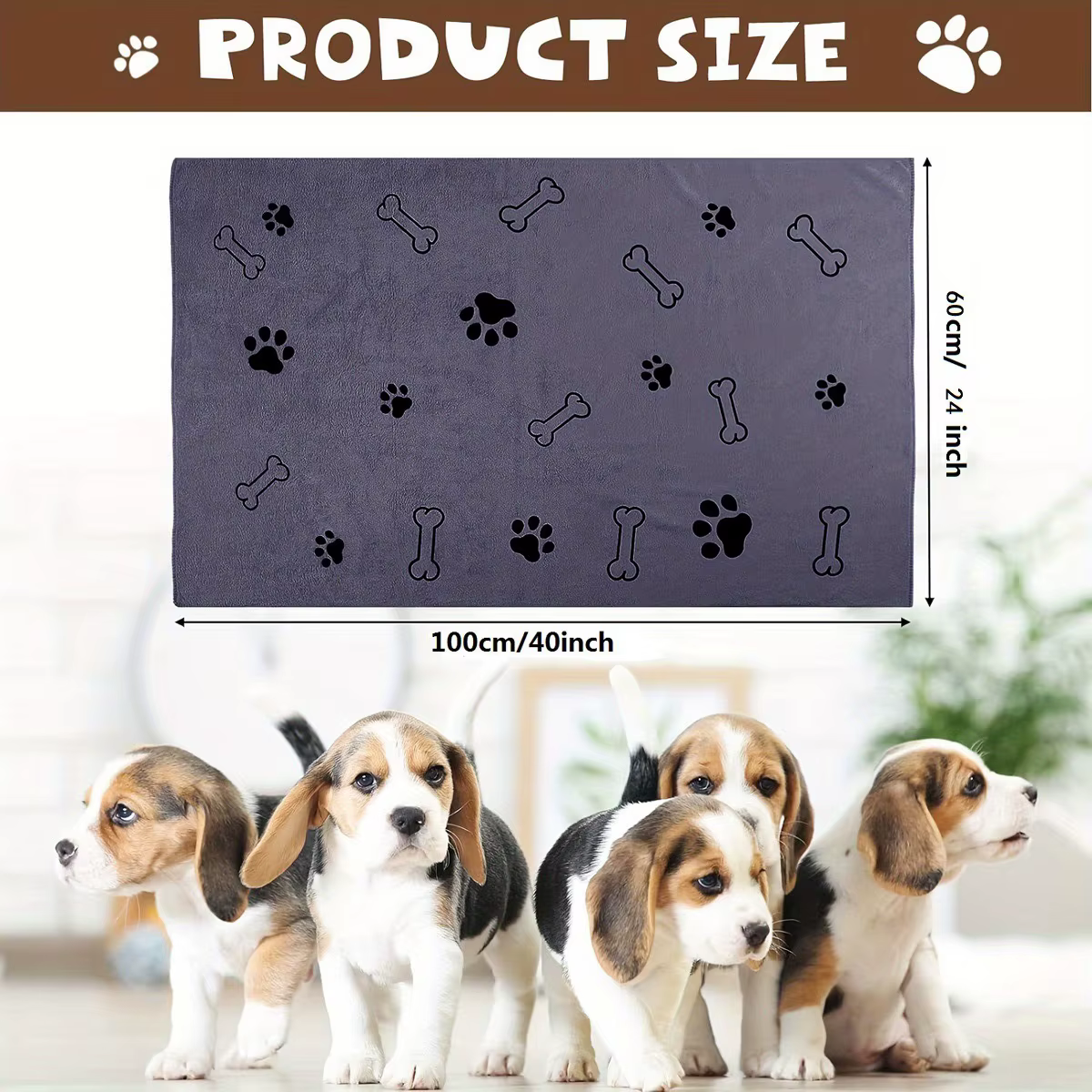 Toallas Microfibra Secado Rápido para Gatos y Perros - imagen 2