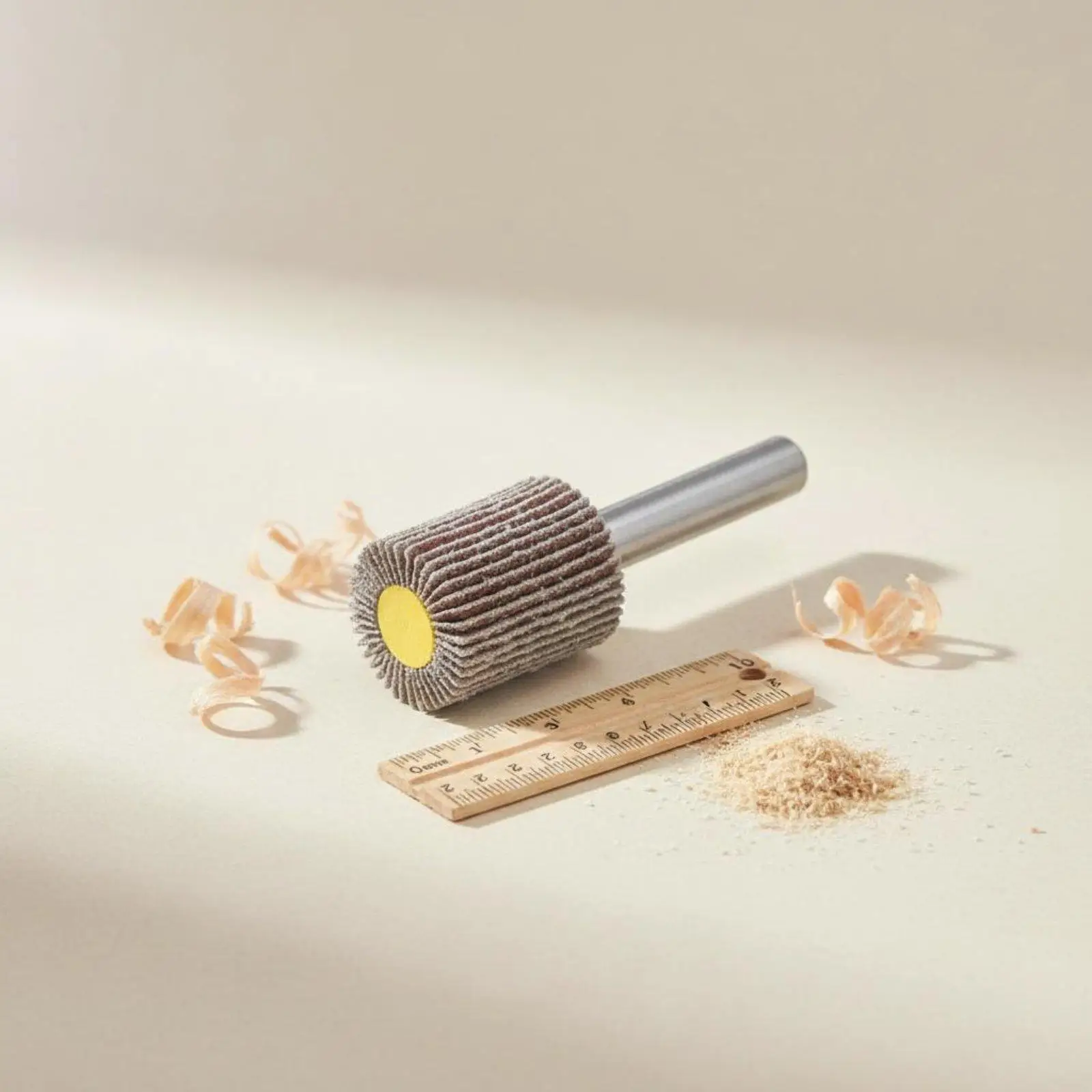 Cabezal tambor abrasivo 6 mm para lijadora de solapa – Pulir y dar forma madera - imagen 5