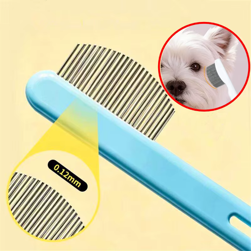 Peine para gatos y perros: antipulgas, acero inox y nudos - imagen 5