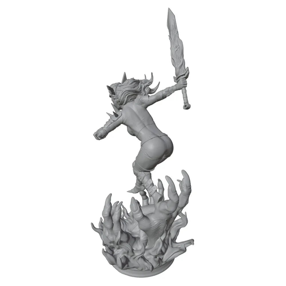 Figura decorativa para diorama de gato y perro, modelo GK - imagen 4