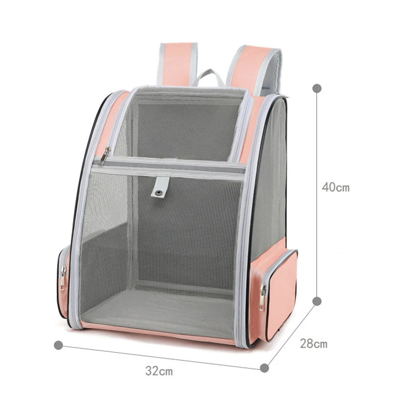 Bolsa de transporte mochila transpirable para gatos y perros pequeños - imagen 5