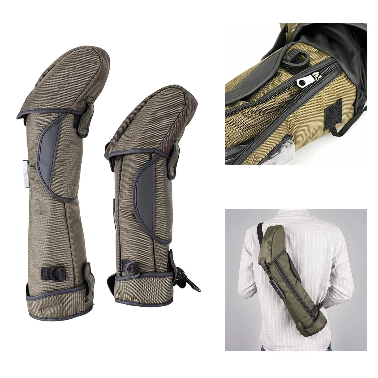 Funda telescopio observación aves – Acolchada, resistente, exterior - imagen 2