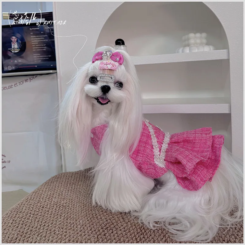 Vestido Princesa para Perros Pequeños – Yorkie y Chihuahua - imagen 2