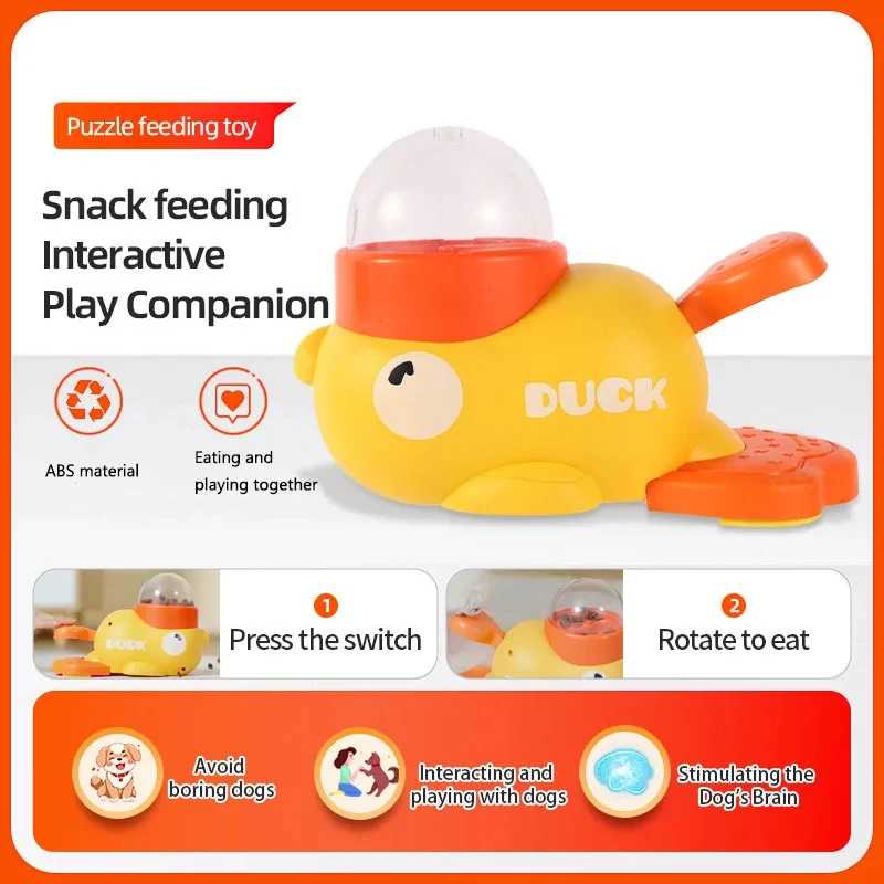 Dispensador de golosinas pato interactivo para perros y gatos - imagen 2