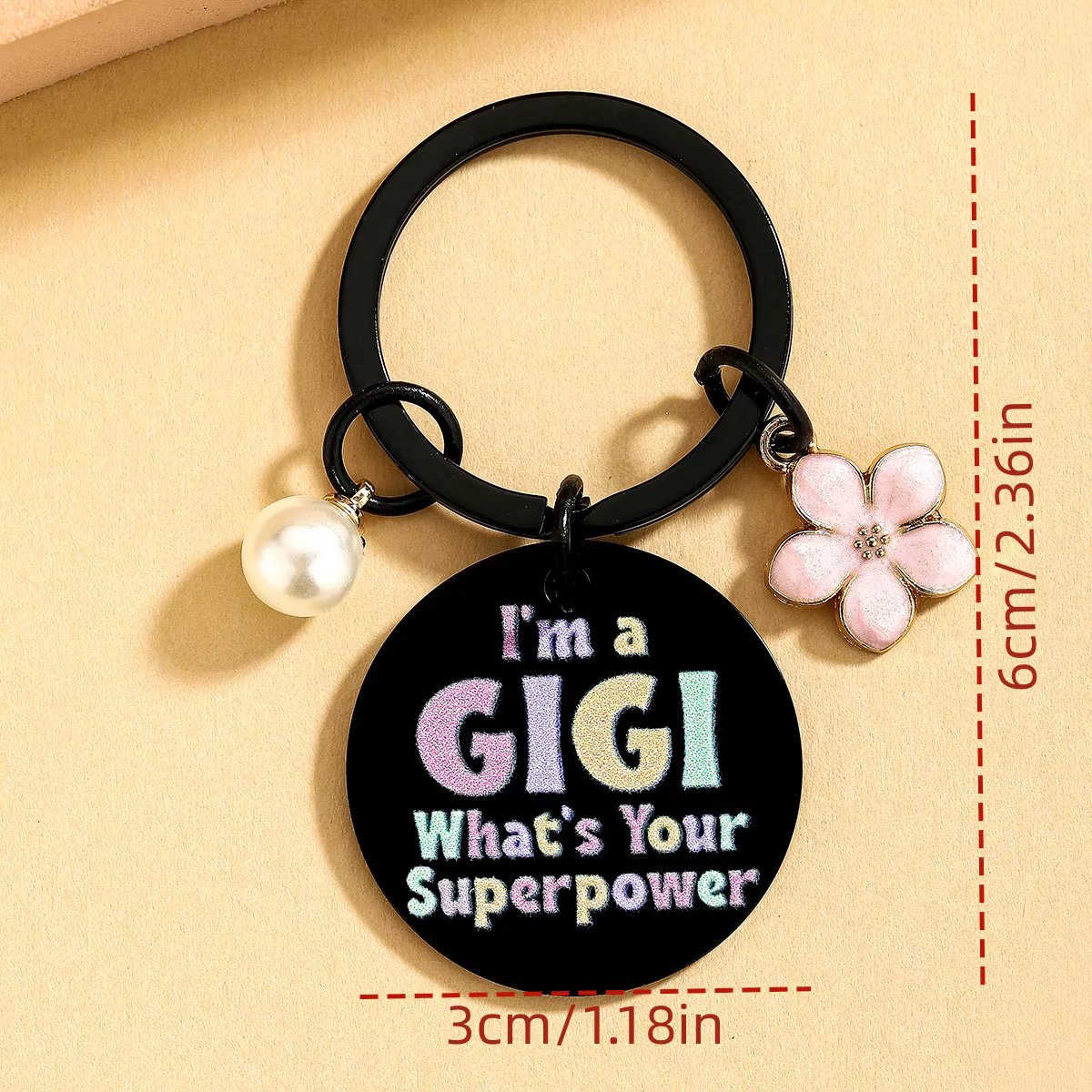 Llavero personalizado de Acción de Gracias para Abuela – Regalo de nietos - imagen 2