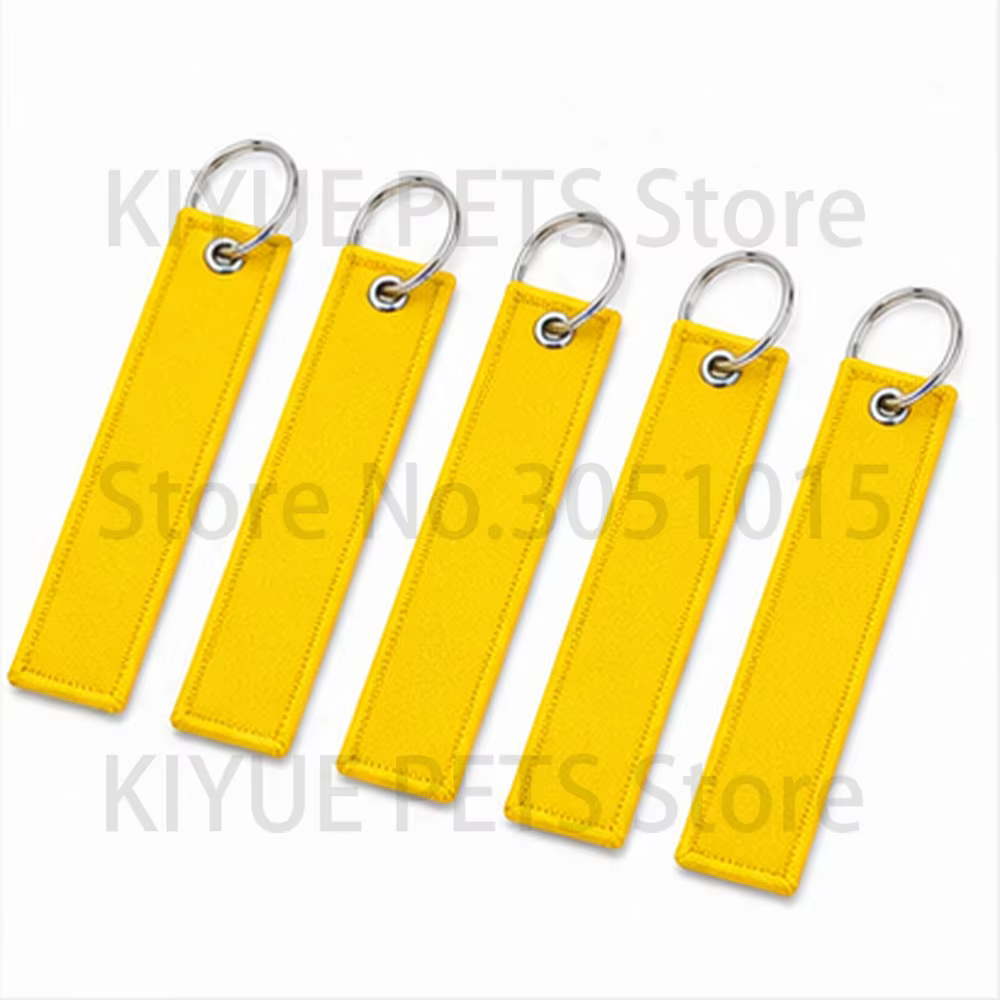 Etiquetas de tela transpirable para collares de mascotas gato y perro