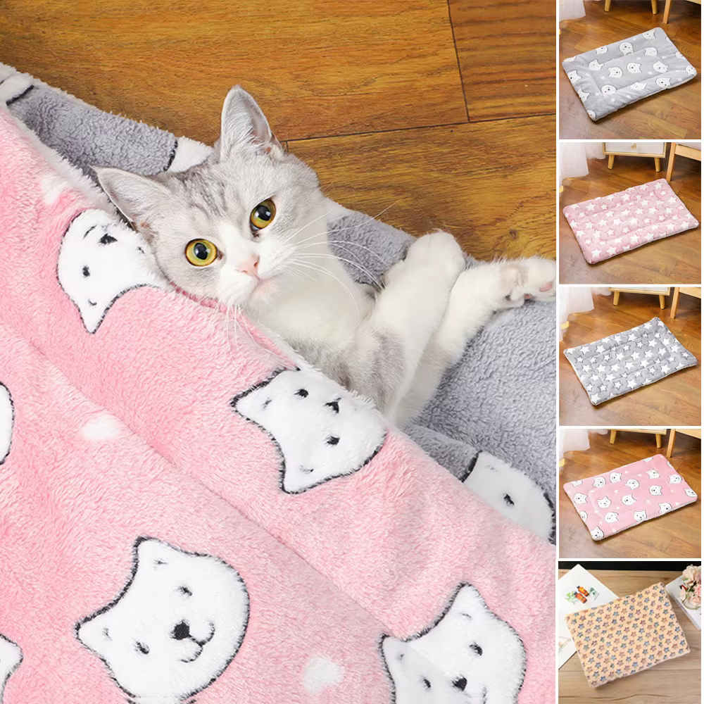 Cojín grueso cálido para perros pequeños y gatos – Invierno - imagen 5