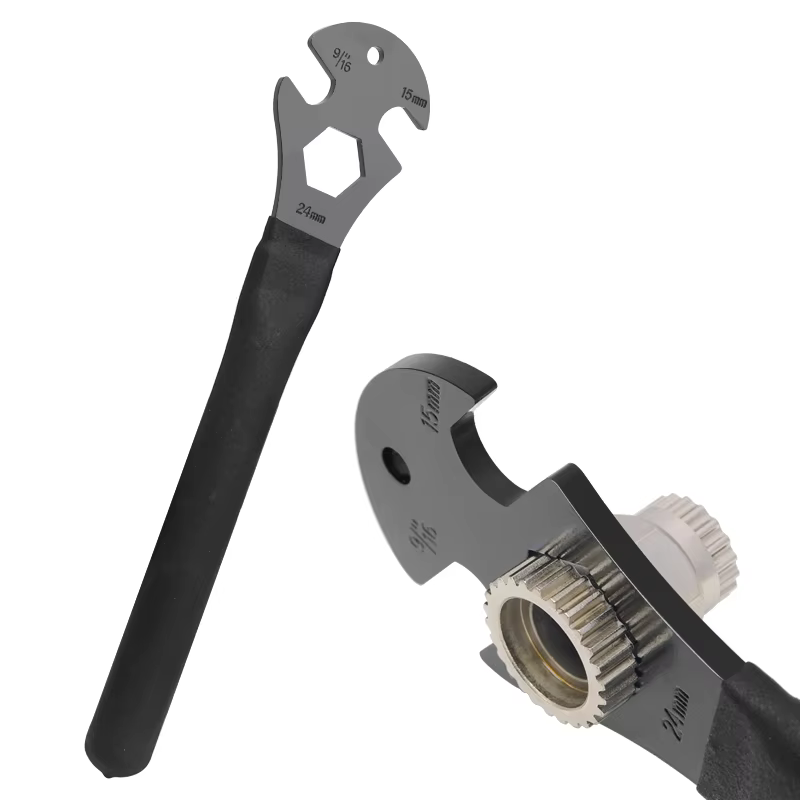Llave sobre soporte de taller